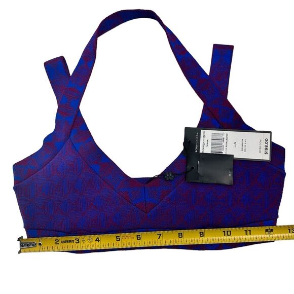 BCBGMAXAZRIA KIANA Geometric Jacquard  Cropped Top Size‎ SMALL - Picture 5 of 12